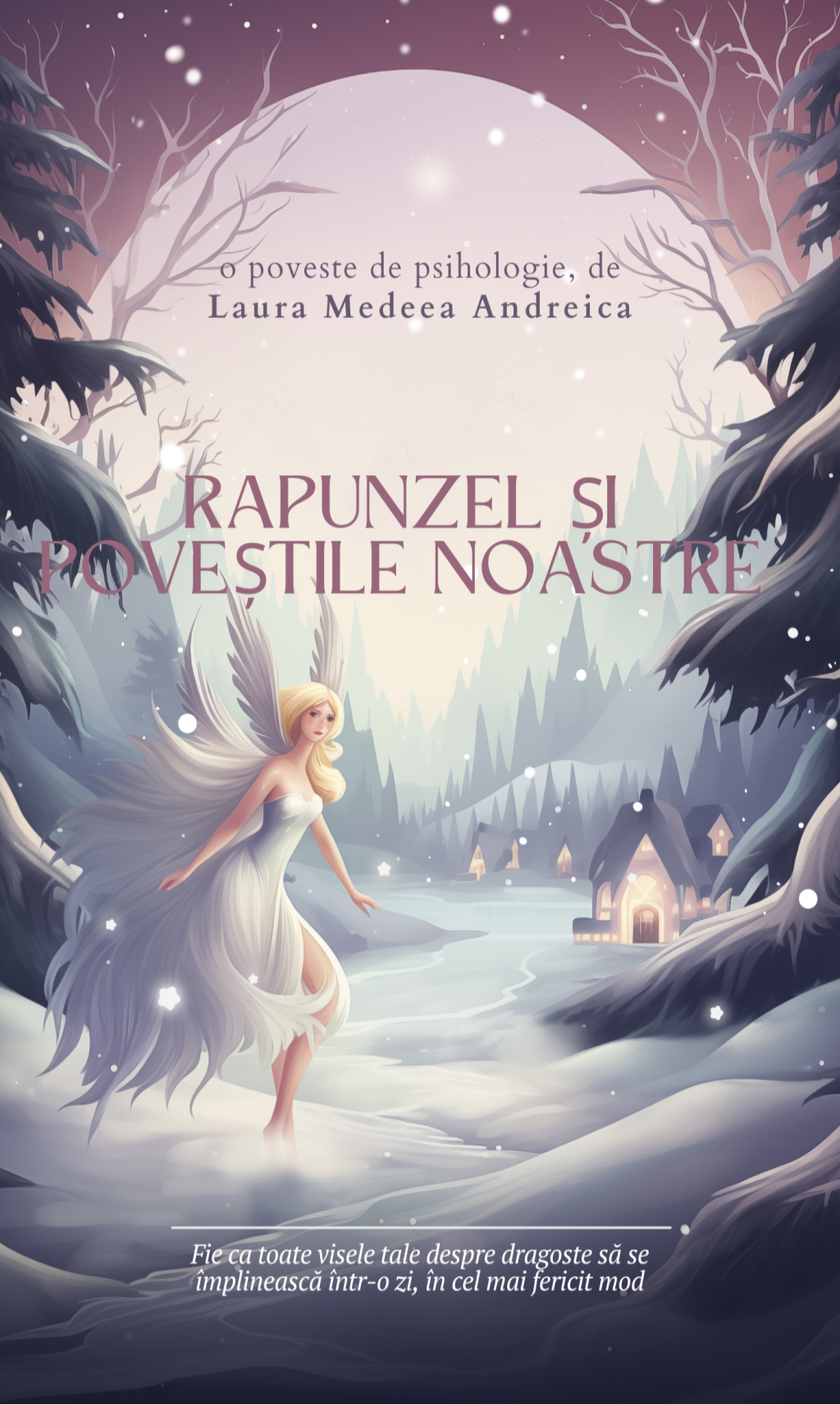 Laura Medeea Andreica – ”Rapunzel și poveștile noastre” (Variantă de poveste, pentru ”Sindromul frumoasei Rapunzel”, un basm de carte și carte terapeutică. CARTE DE PISHOLOGIE (4.) anul 2024, 190 de pagini (Carte, 2024)